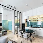 White Boat Apartment Blue